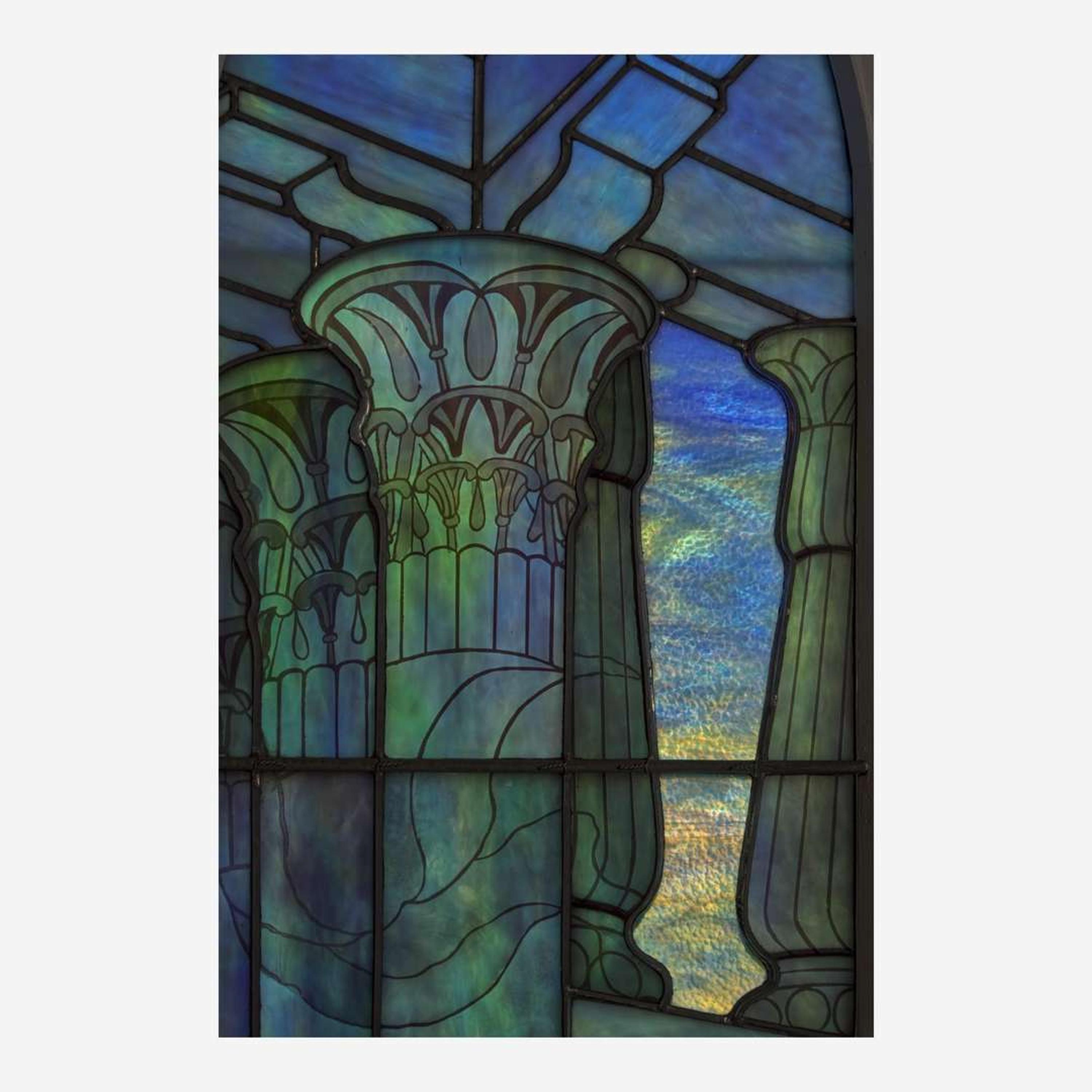 Tiffany Studios "Boy Christ in the Temple", The George Munson Curtis Memorial Window, St. Andrew's Episcopal Church, Meriden, Connecticut, 1917