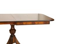 A Regency Style Mahogany Two Pedestal Dining Table — 20th Century