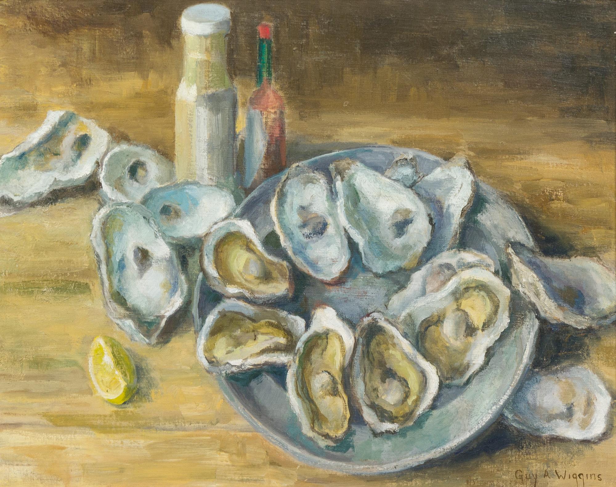 Guy A. Wiggins, (American, b. 1920), A Feast of Blue Points
