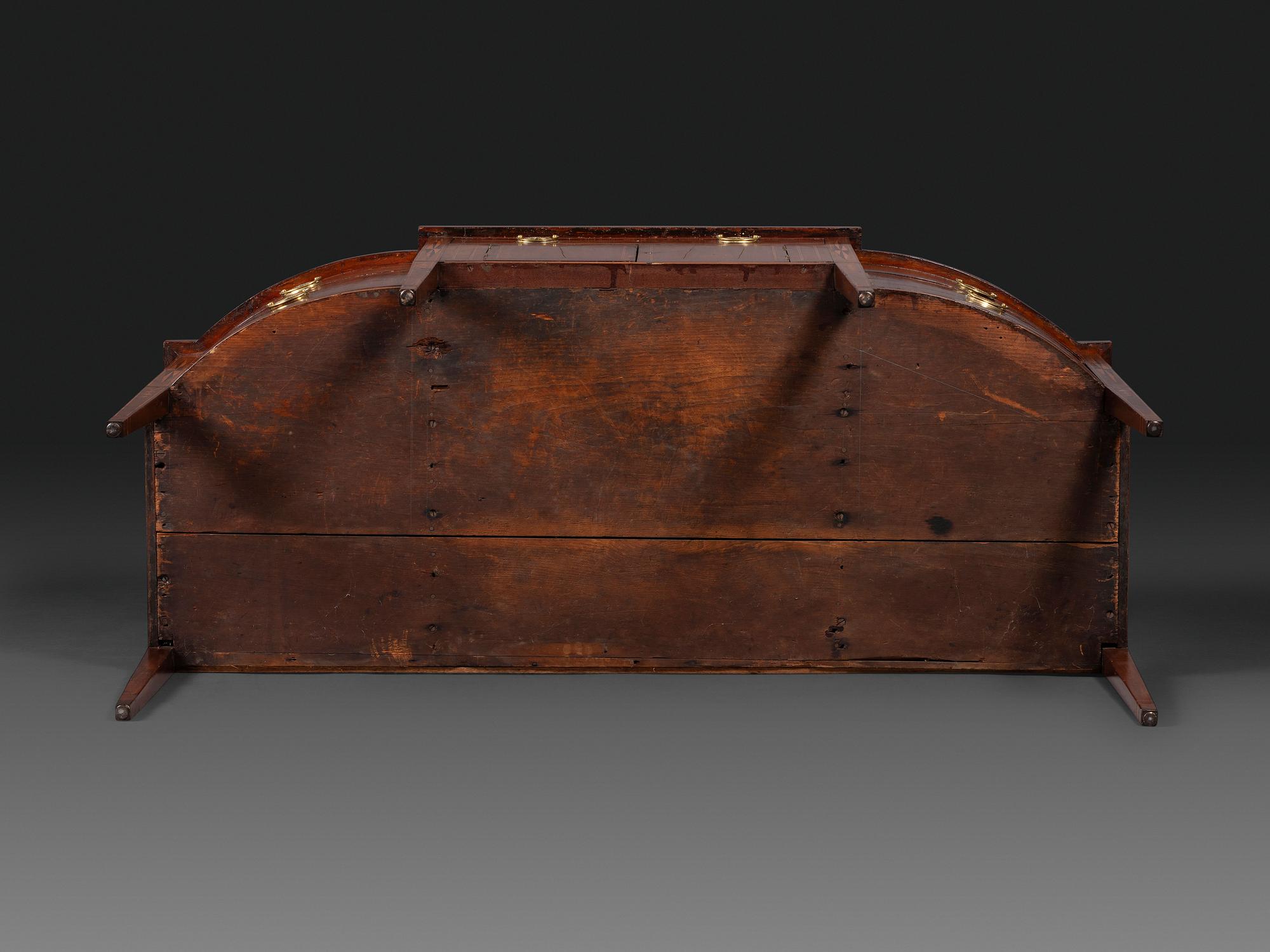 A Federal Inlaid and Figured Mahogany Sideboard