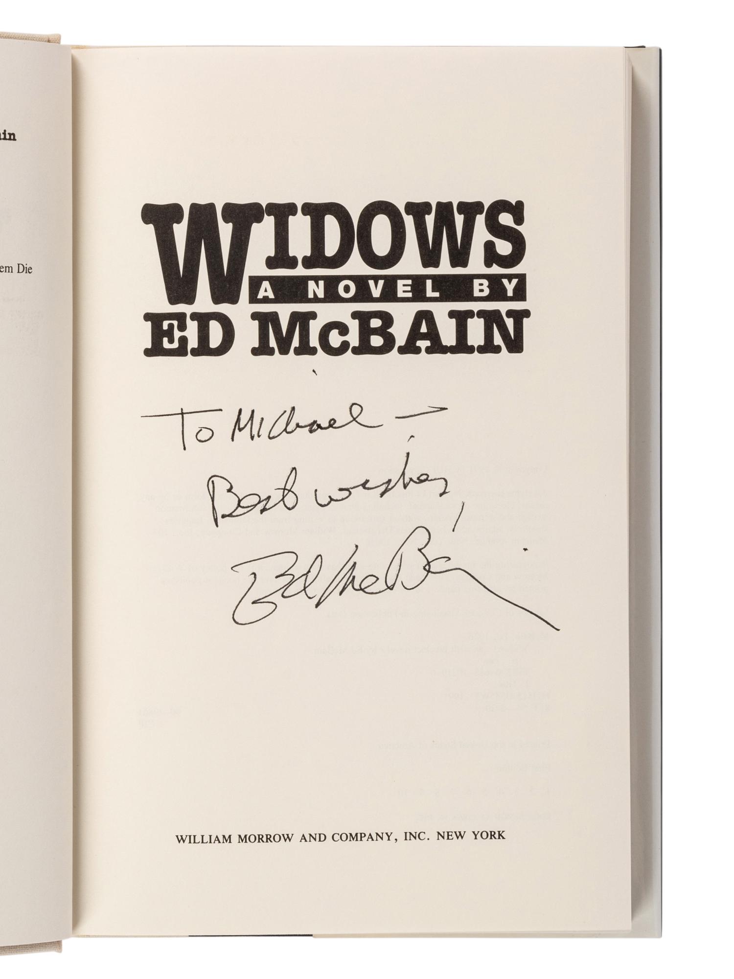 HUNTER, Evan (“Ed McBain”) (1926-2005). A group of 23 works by Hunter from the 87th Precinct Novels series, MOST FIRST EDITIONS, MANY SIGNED, comprising: