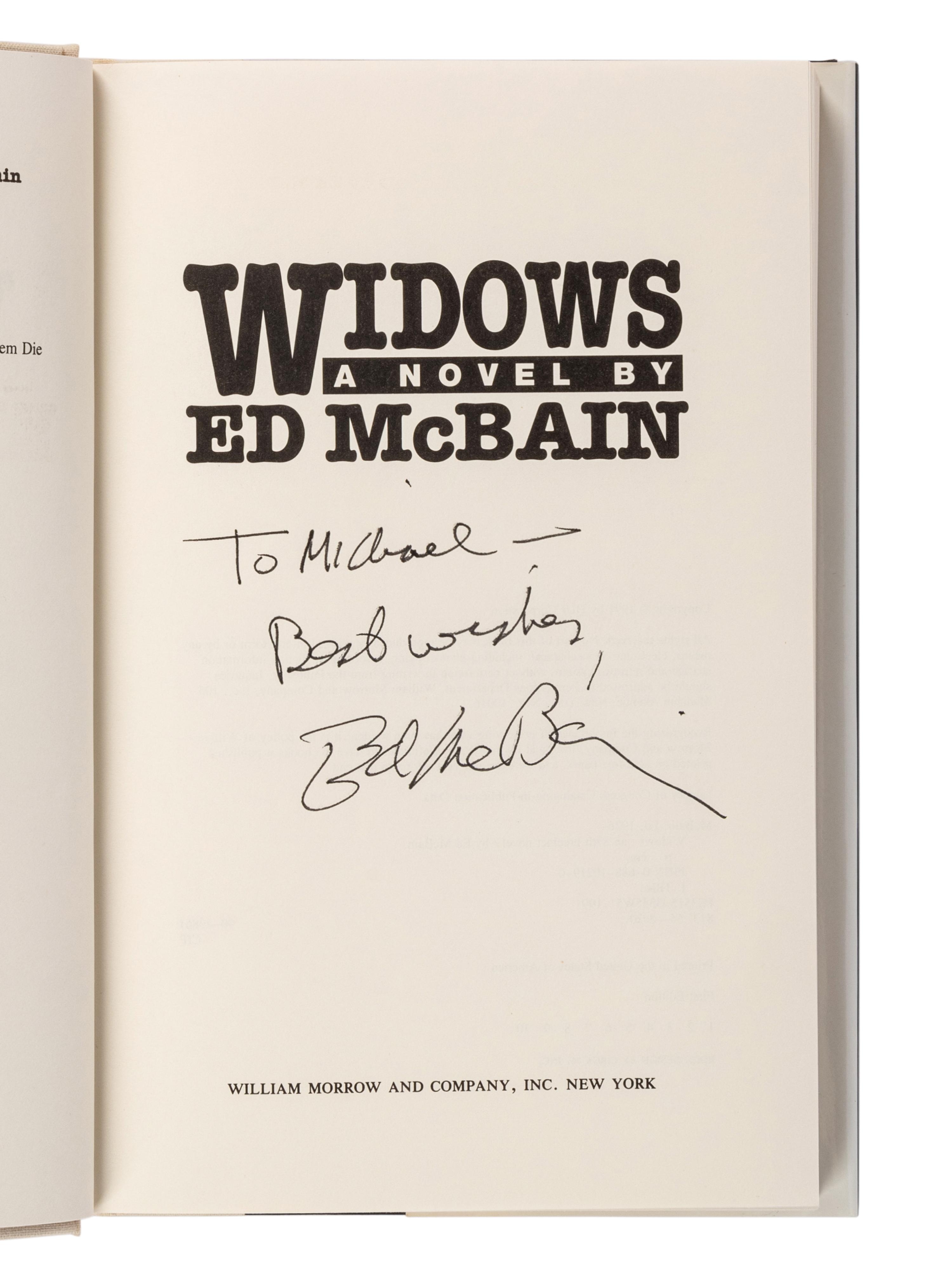 HUNTER, Evan (“Ed McBain”) (1926-2005). A group of 23 works by Hunter from the 87th Precinct Novels series, MOST FIRST EDITIONS, MANY SIGNED, comprising: