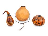 Painted Gourd Canteen, PLUS