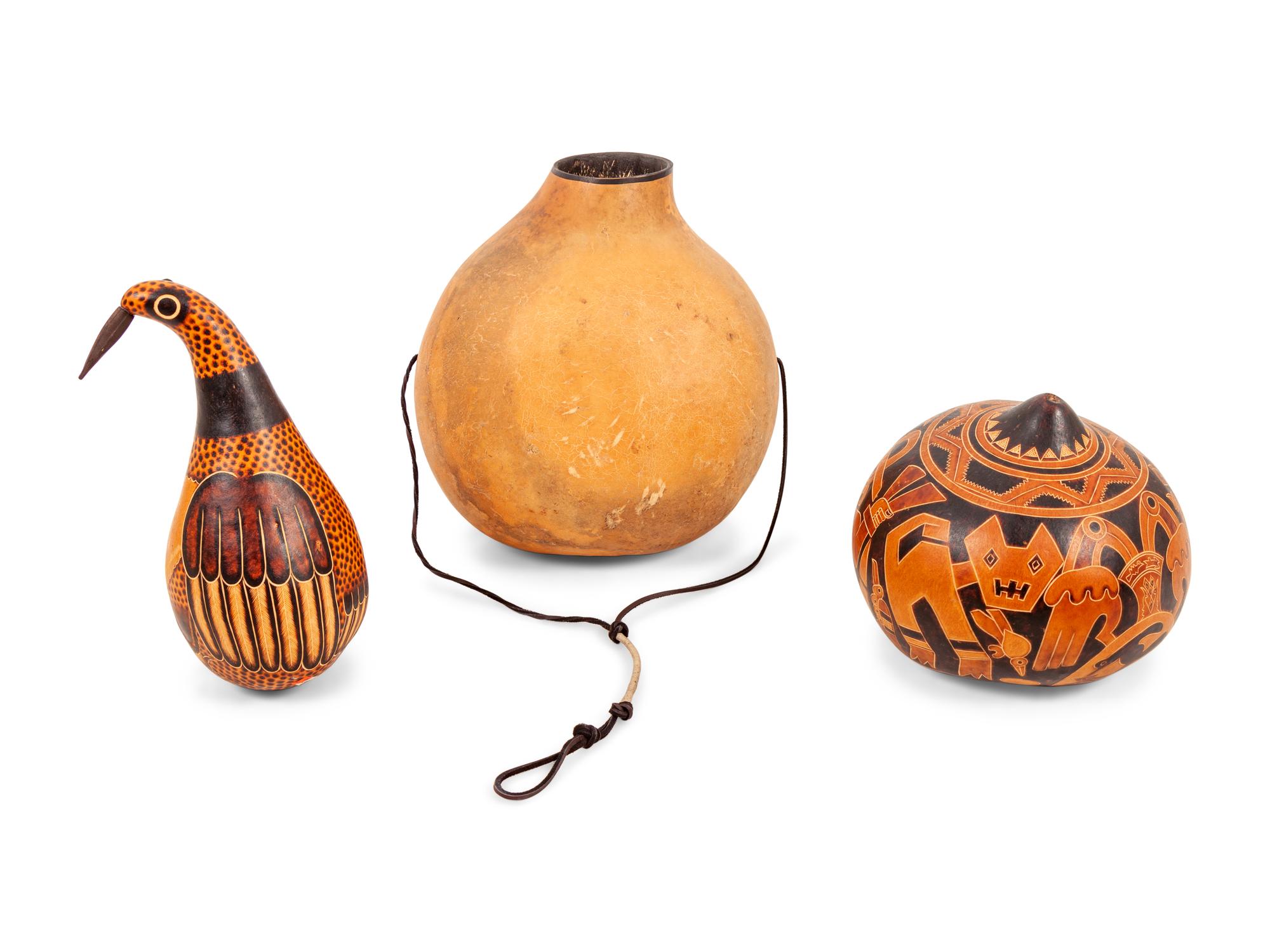 Painted Gourd Canteen, PLUS