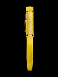 Conway Stewart: Churchill-Yellow Limited Edition Fountain Pen and Ink Set