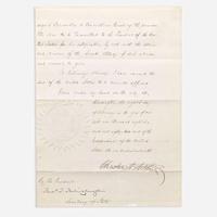 [Presidential] Arthur, Chester A. Manuscript Document, signed