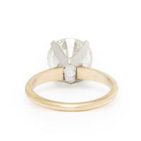 DIAMOND AND BICOLOR GOLD RING WITH JACKET