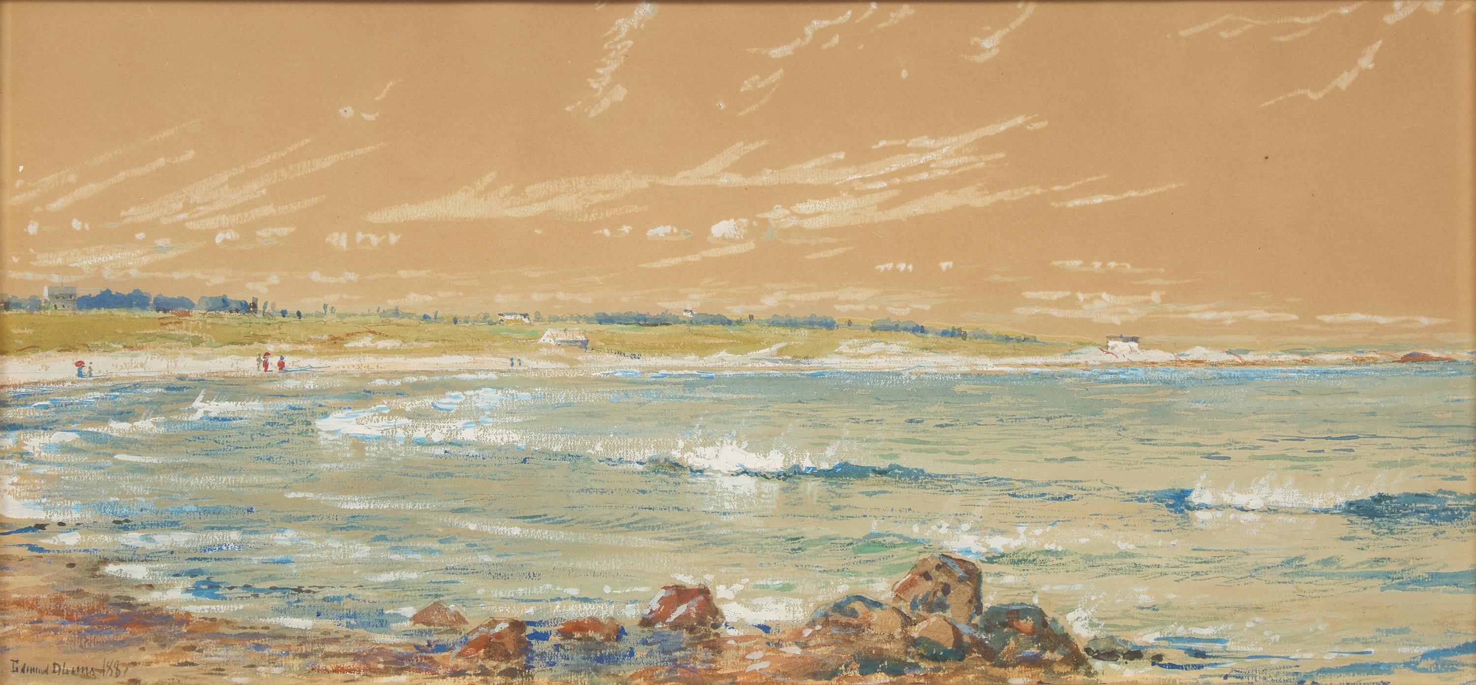 Edmund Darch Lewis (American, 1835-1910) — Beach Scene , 1887