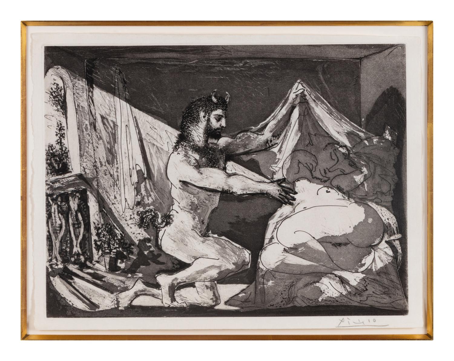 Faune dévoilant une femme (from La Suite Vollard )