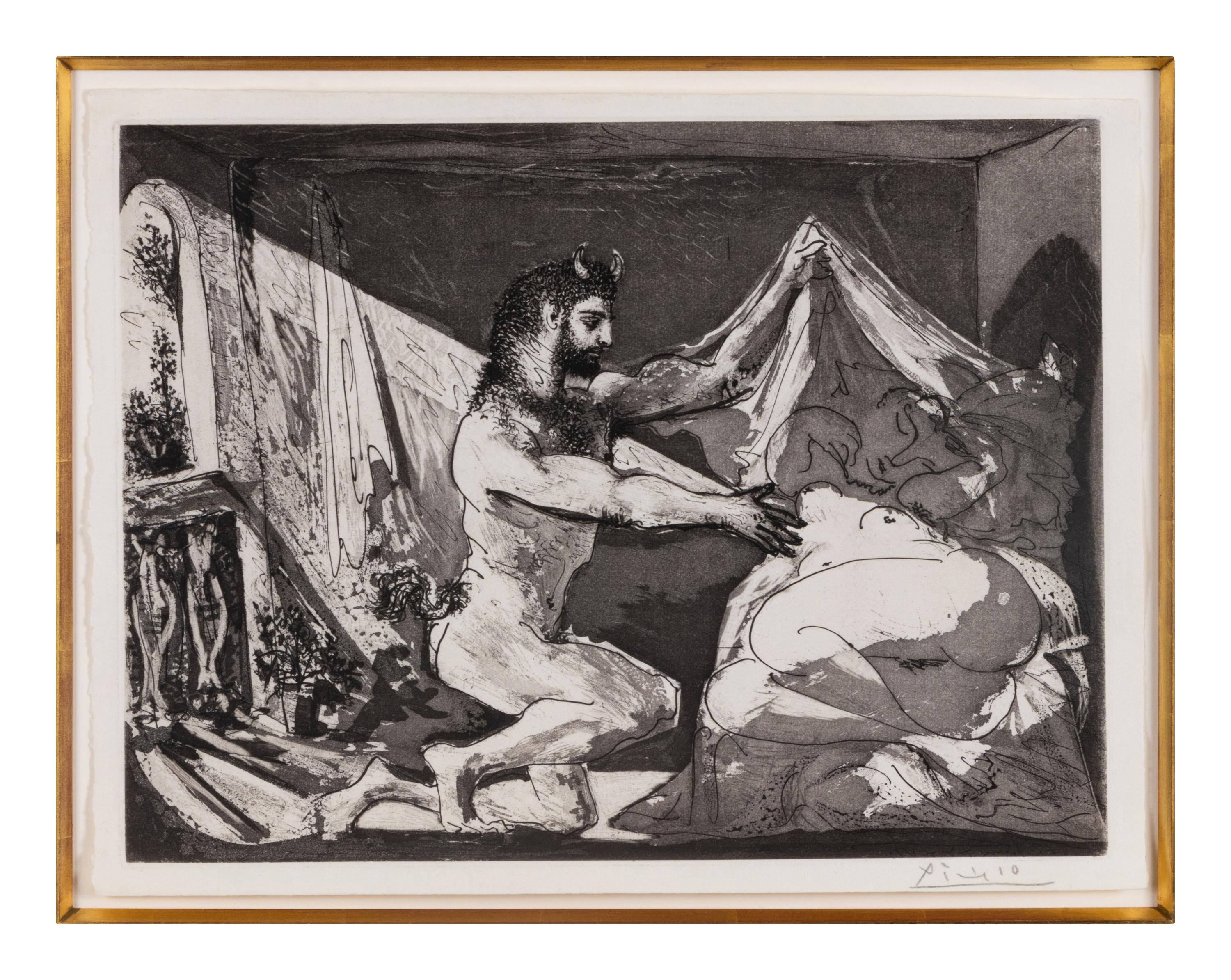 Faune dévoilant une femme (from La Suite Vollard )