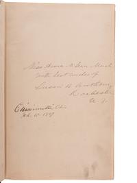 [WOMEN'S SUFFRAGE]. STANTON, Elizabeth Cady, Susan B. ANTHONY, and Matilda Joslyn GAGE, editors. History of Woman Suffrage . Rochester, NY: Susan B. Anthony, 1887. Vols. I-III only, EACH INSCRIBED BY SUSAN B. ANTHONY.