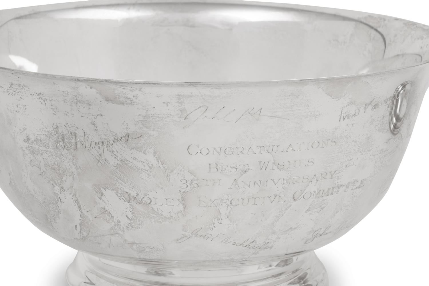 A Group of Tiffany and Co. Silver Presentation Revere Bowls