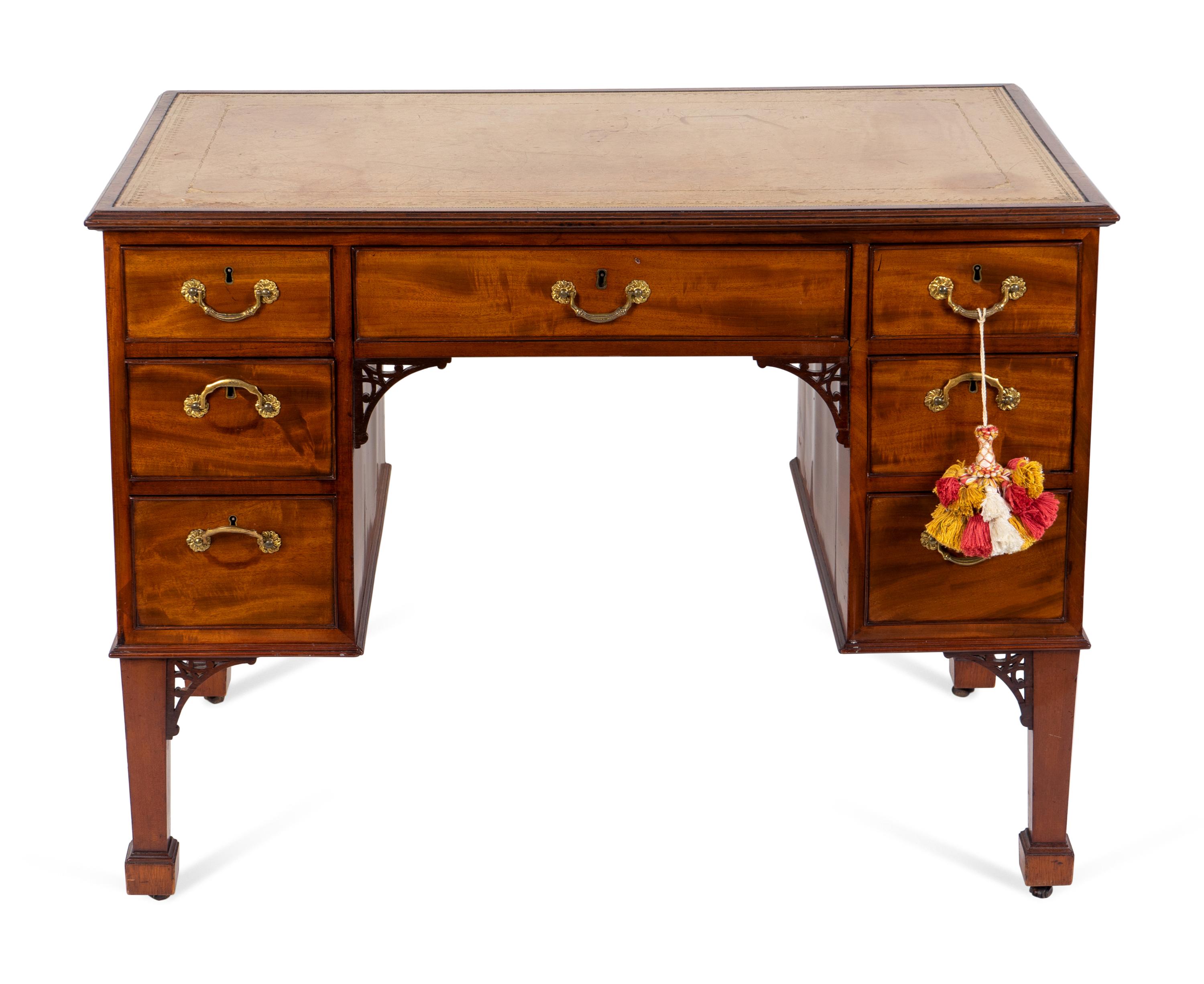 A George III Mahogany Writing Desk — 18TH CENTURY