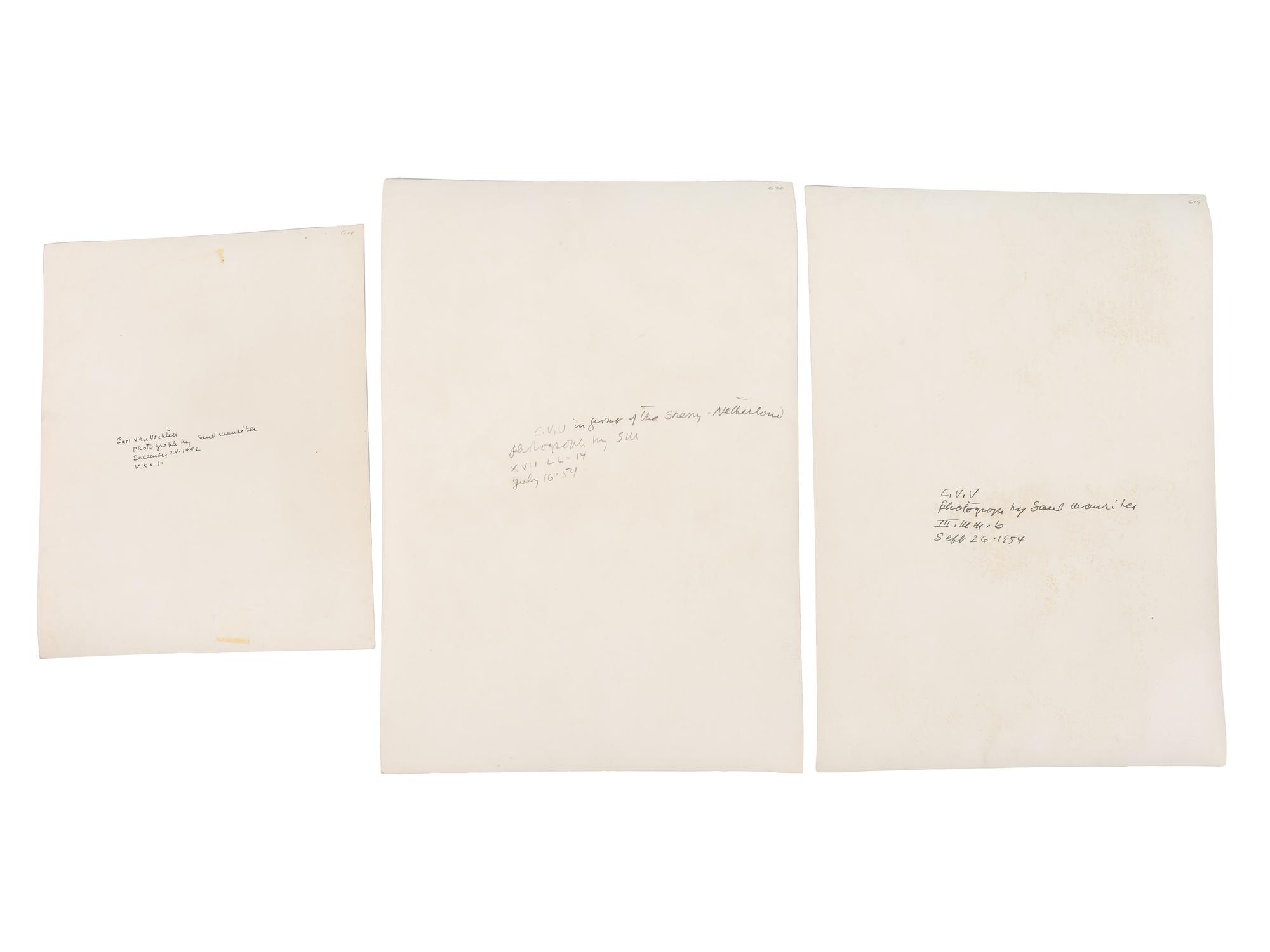 VAN VECHTEN, Carl. Collection of photos and ephemera, many related to Black culture.