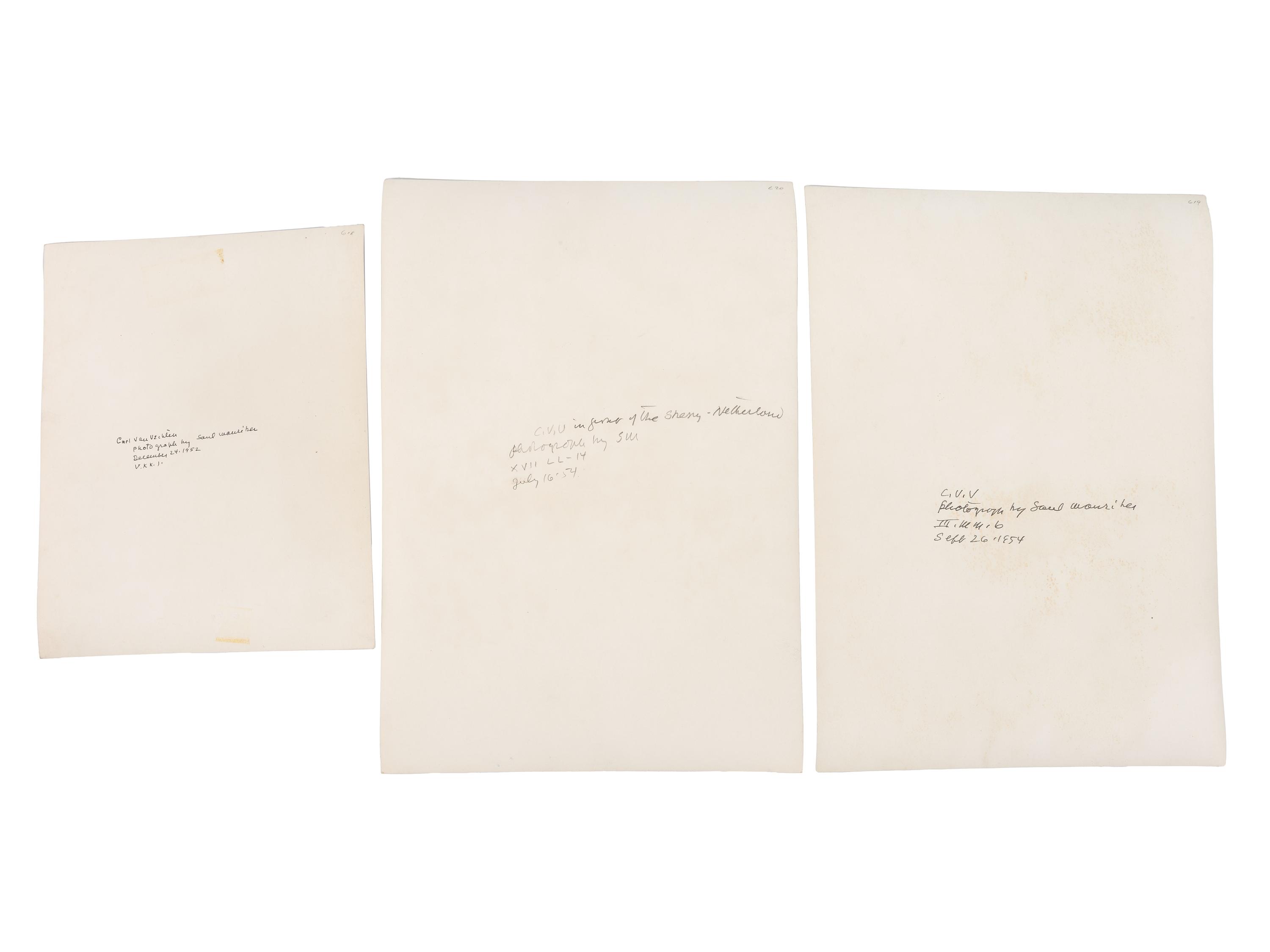 VAN VECHTEN, Carl. Collection of photos and ephemera, many related to Black culture.