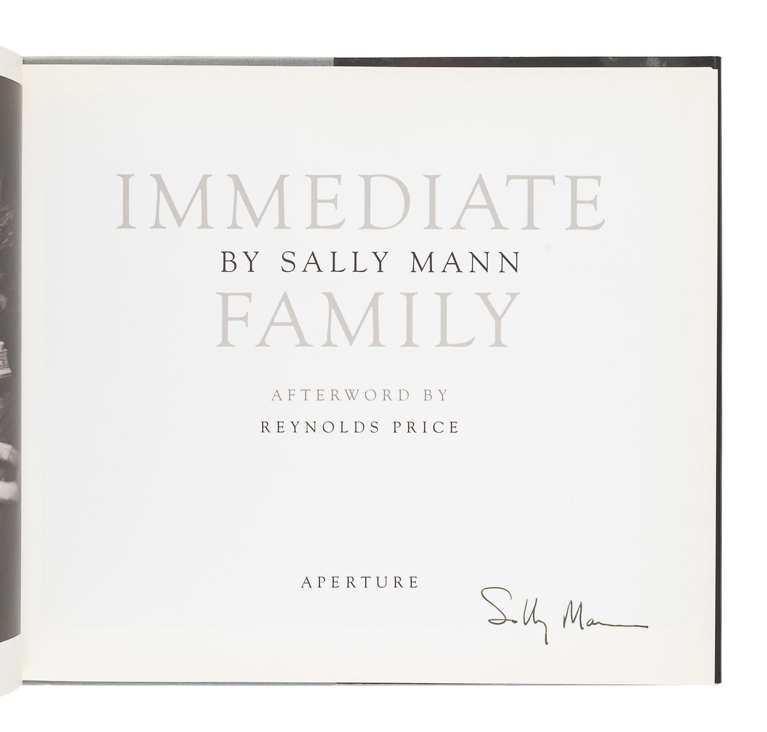 [PHOTOBOOKS]. MANN, Sally (b. 1951). At Twelve. Portraits of Young Women. New York: Aperture, 1988.