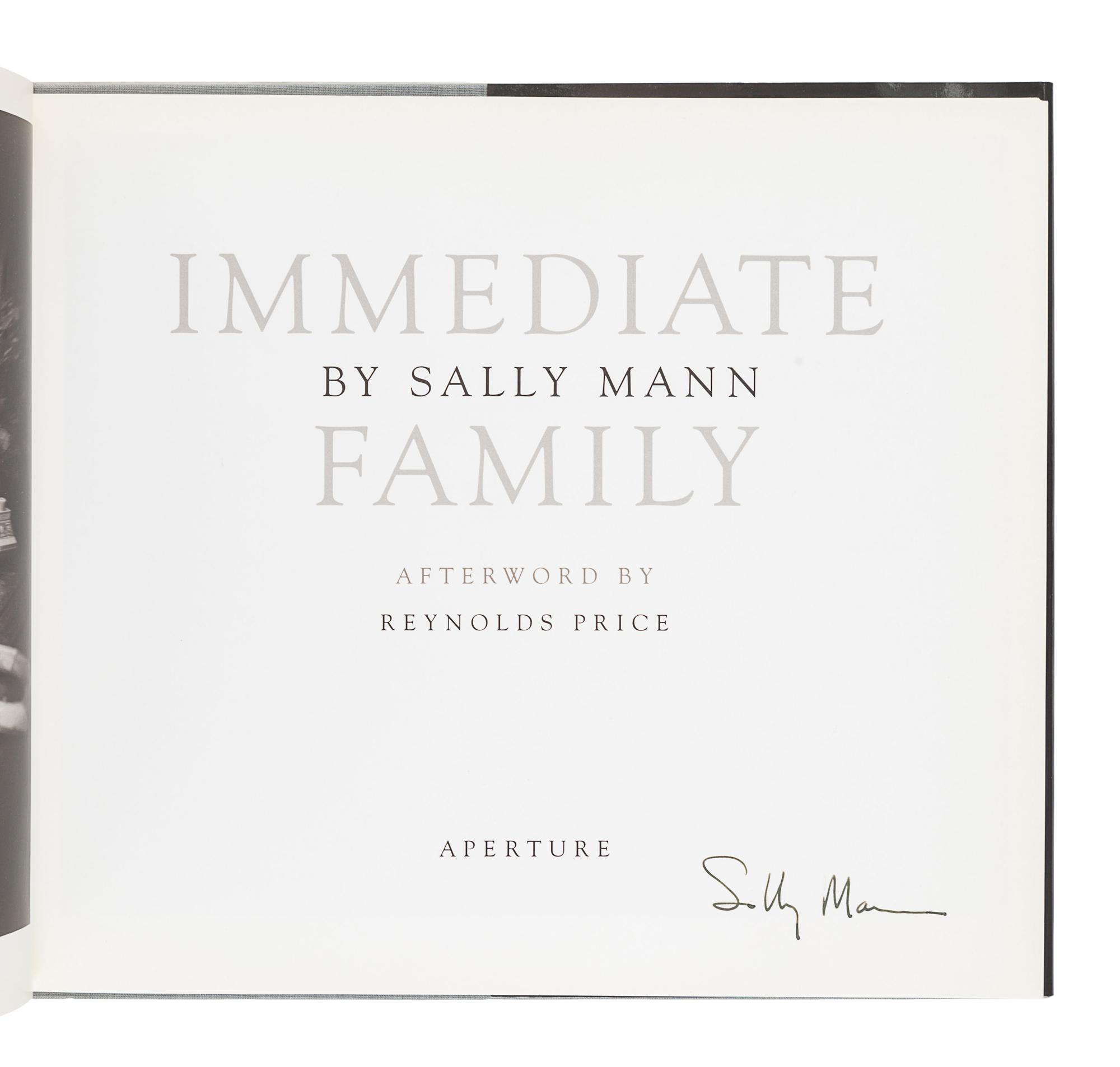 [PHOTOBOOKS]. MANN, Sally (b. 1951). At Twelve. Portraits of Young Women. New York: Aperture, 1988.
