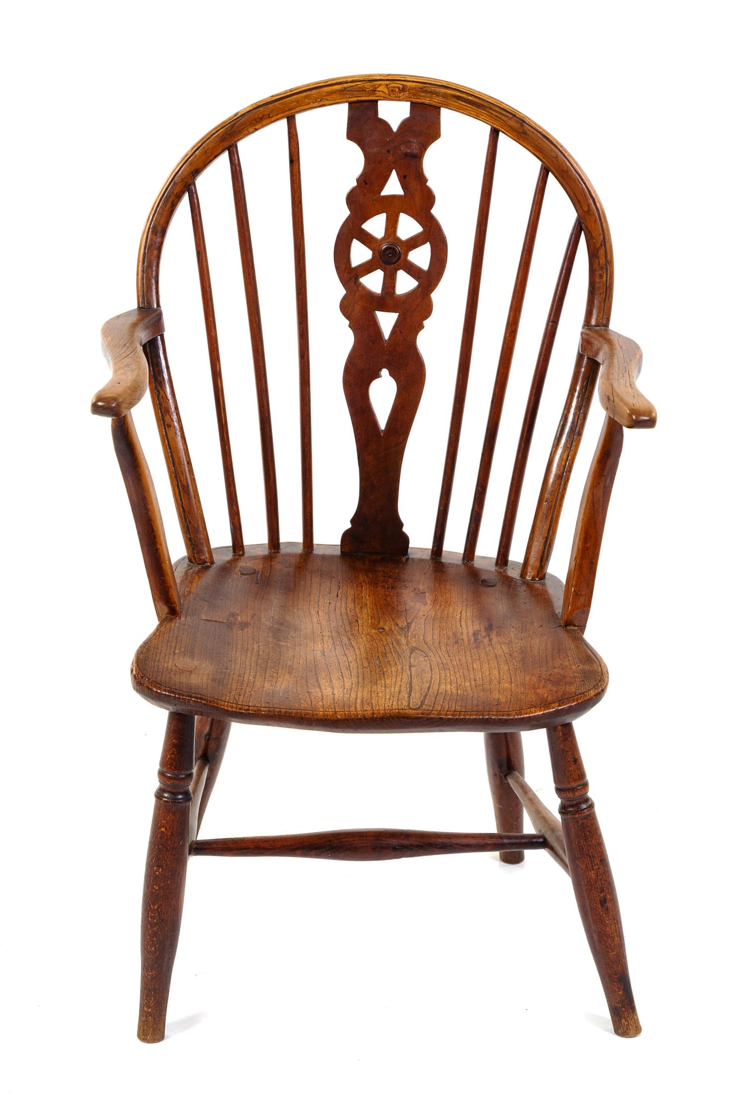 An English Child's Oak Windsor Armchair