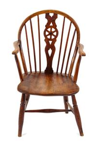 An English Child's Oak Windsor Armchair