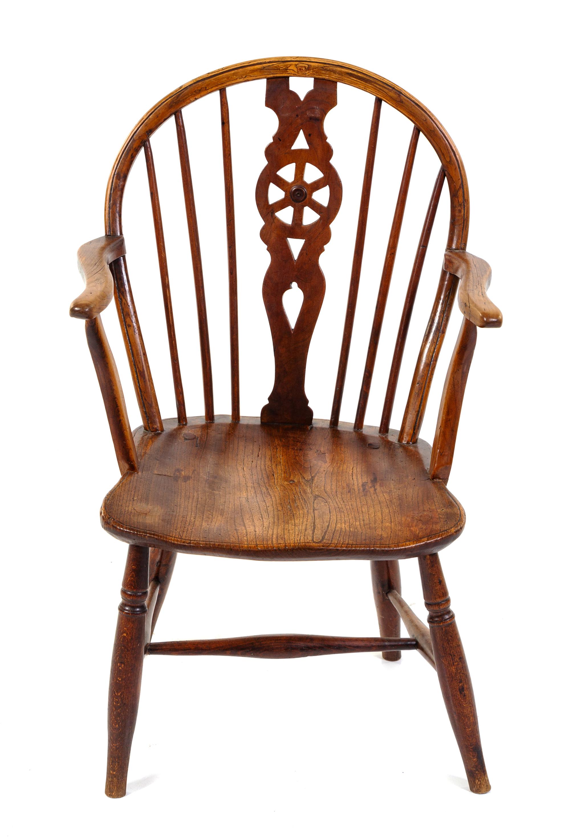 An English Child's Oak Windsor Armchair