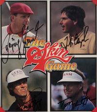 A Multi-Signed Autograph Skins Game Golf Program Including Payne Stewart (Beckett Authentication Services Letter BAS Certified)