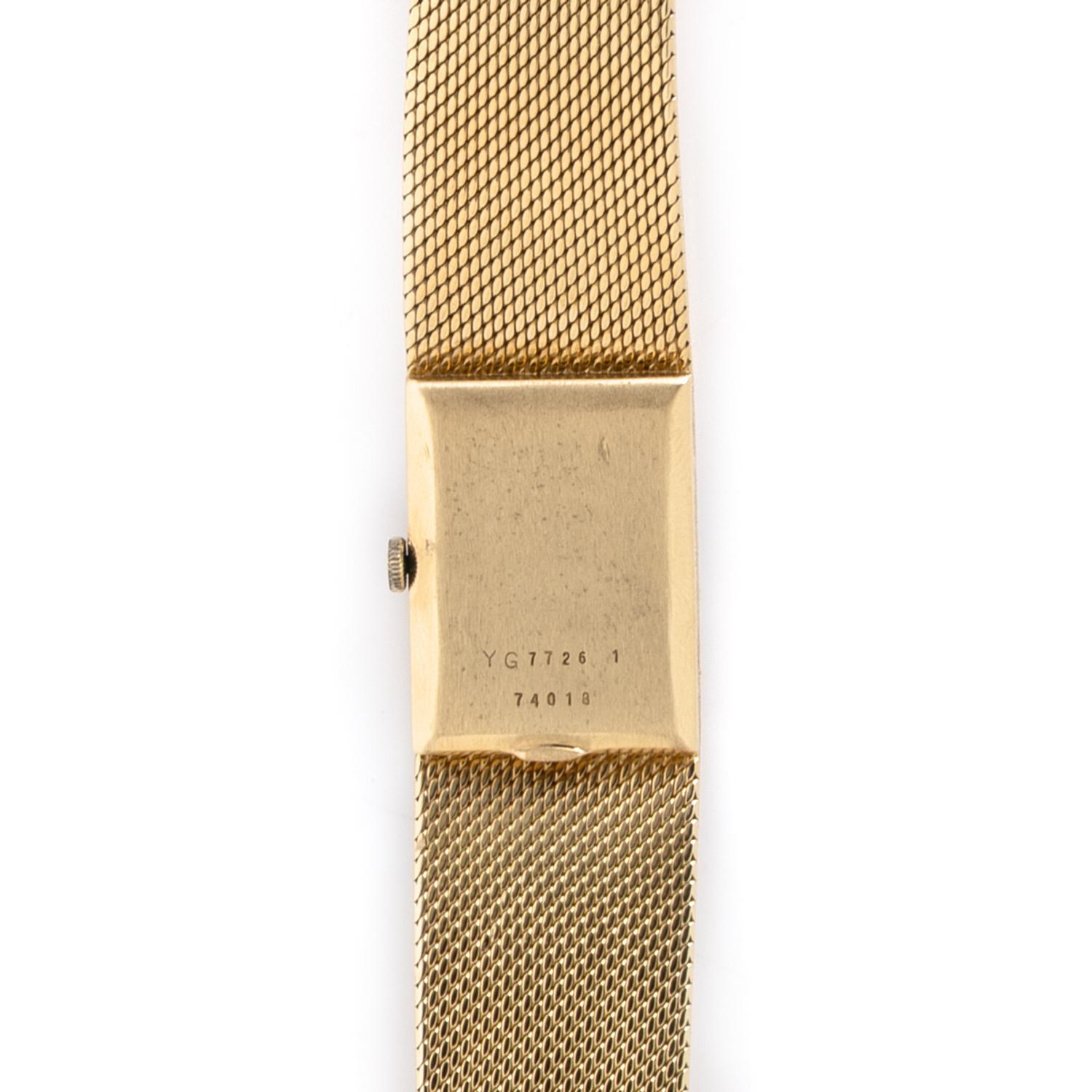 BUECHE GIROD, YELLOW GOLD WATCH
