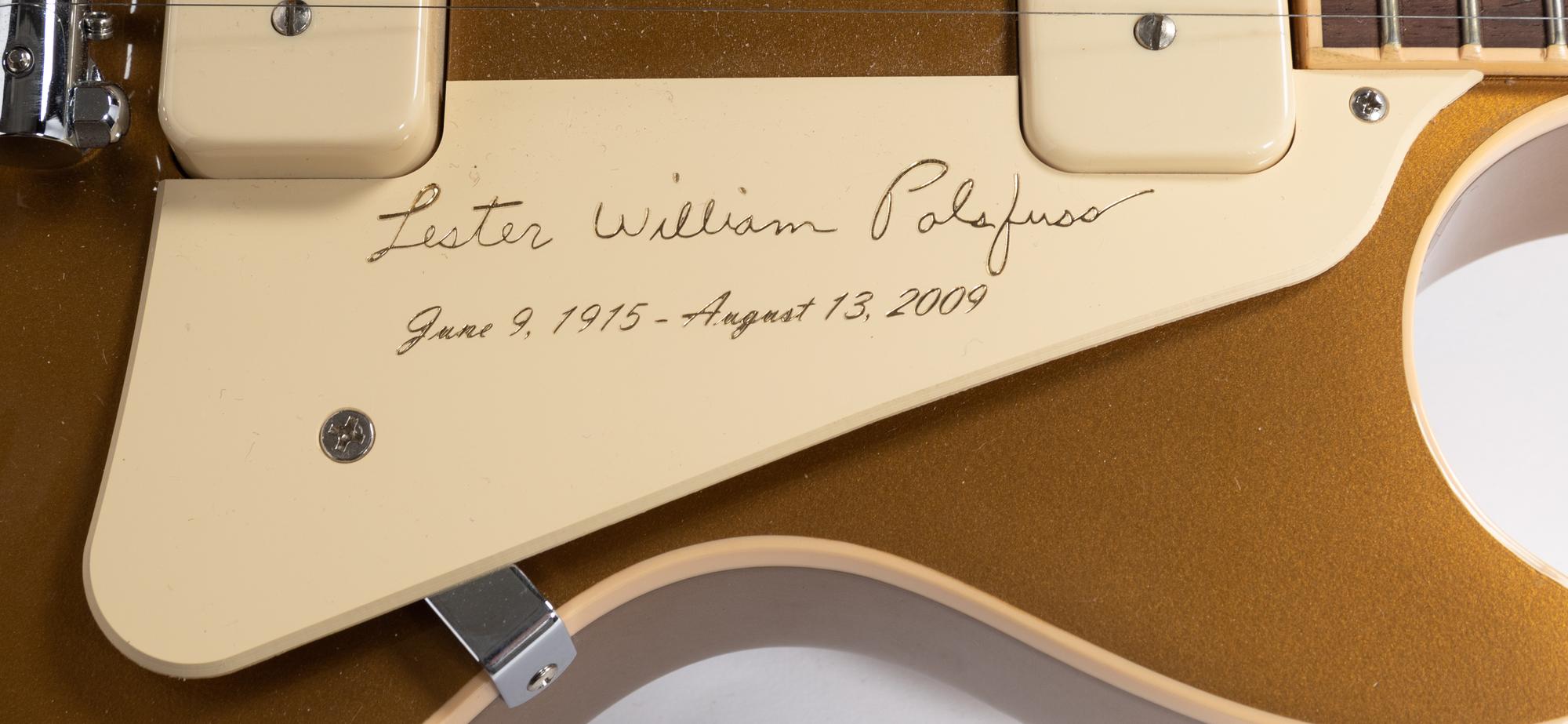 A Gibson Lester William Polsfuss Les Paul Gold Electric Guitar
