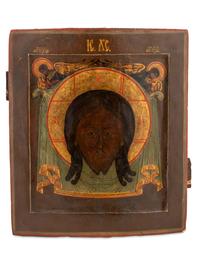 Russian Icon of the Holy Mandylion — 19TH CENTURY