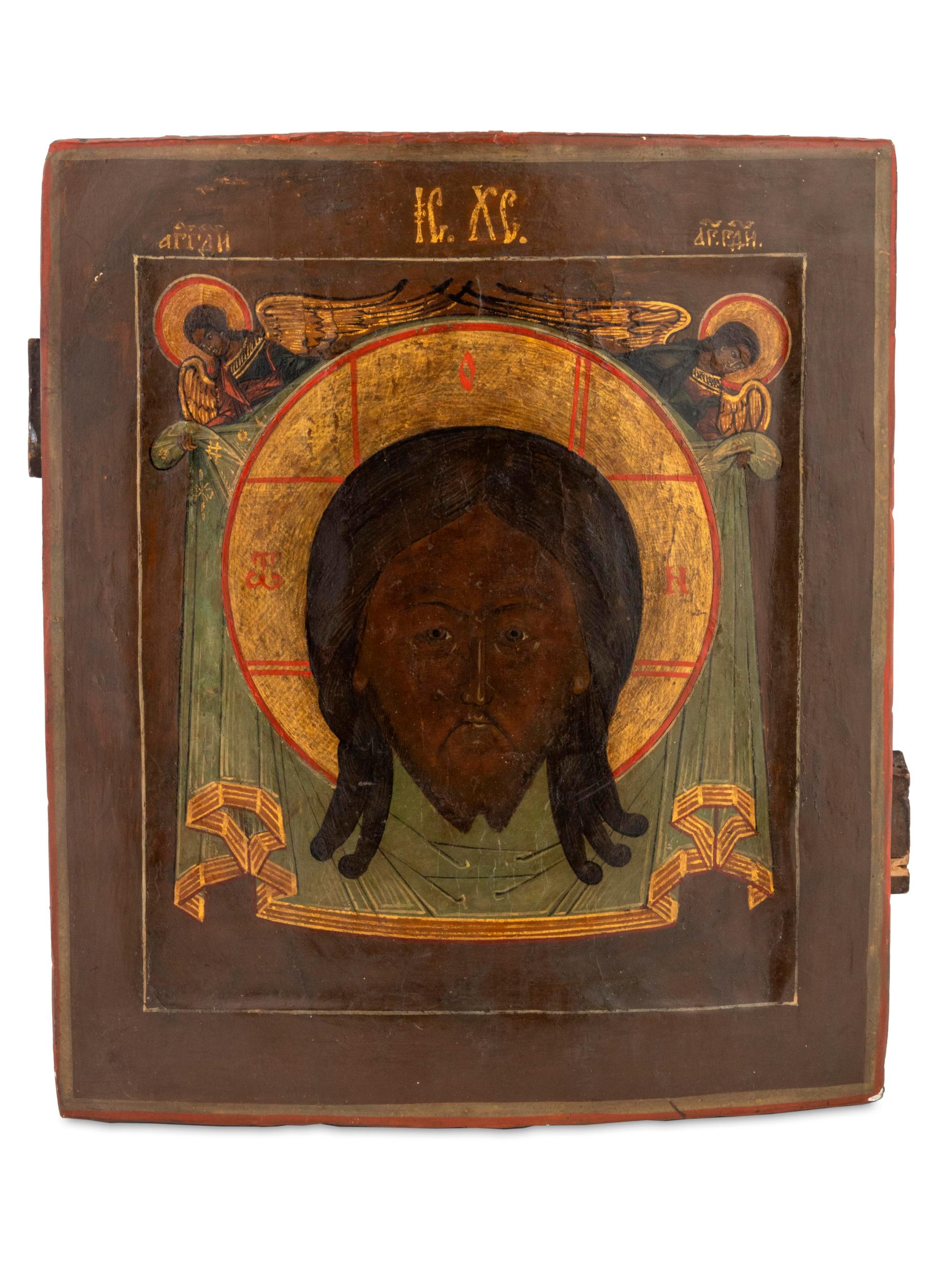 Russian Icon of the Holy Mandylion — 19TH CENTURY
