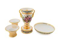 Four Sevres Porcelain Articles — Circa 1826-1831