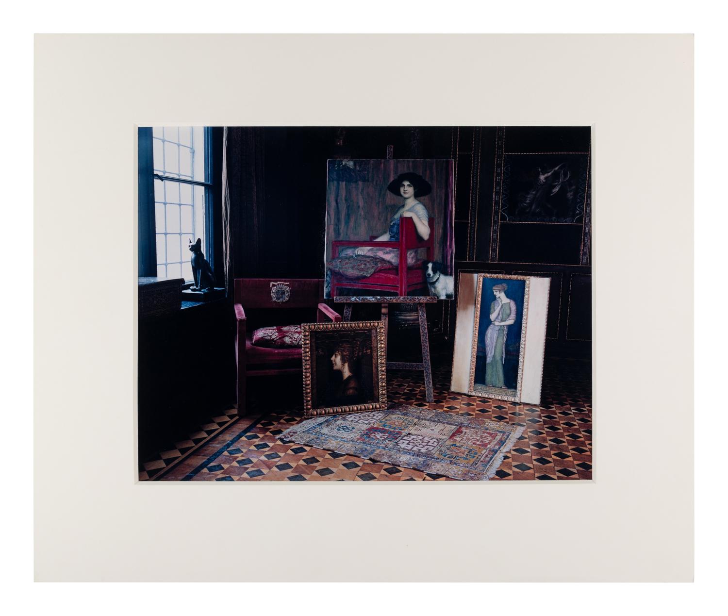 Evelyn Hofer (1922-2009) 260, Villa Stuck, Munich, 1984 ; and Maison Solvay Bruxelles, 1985