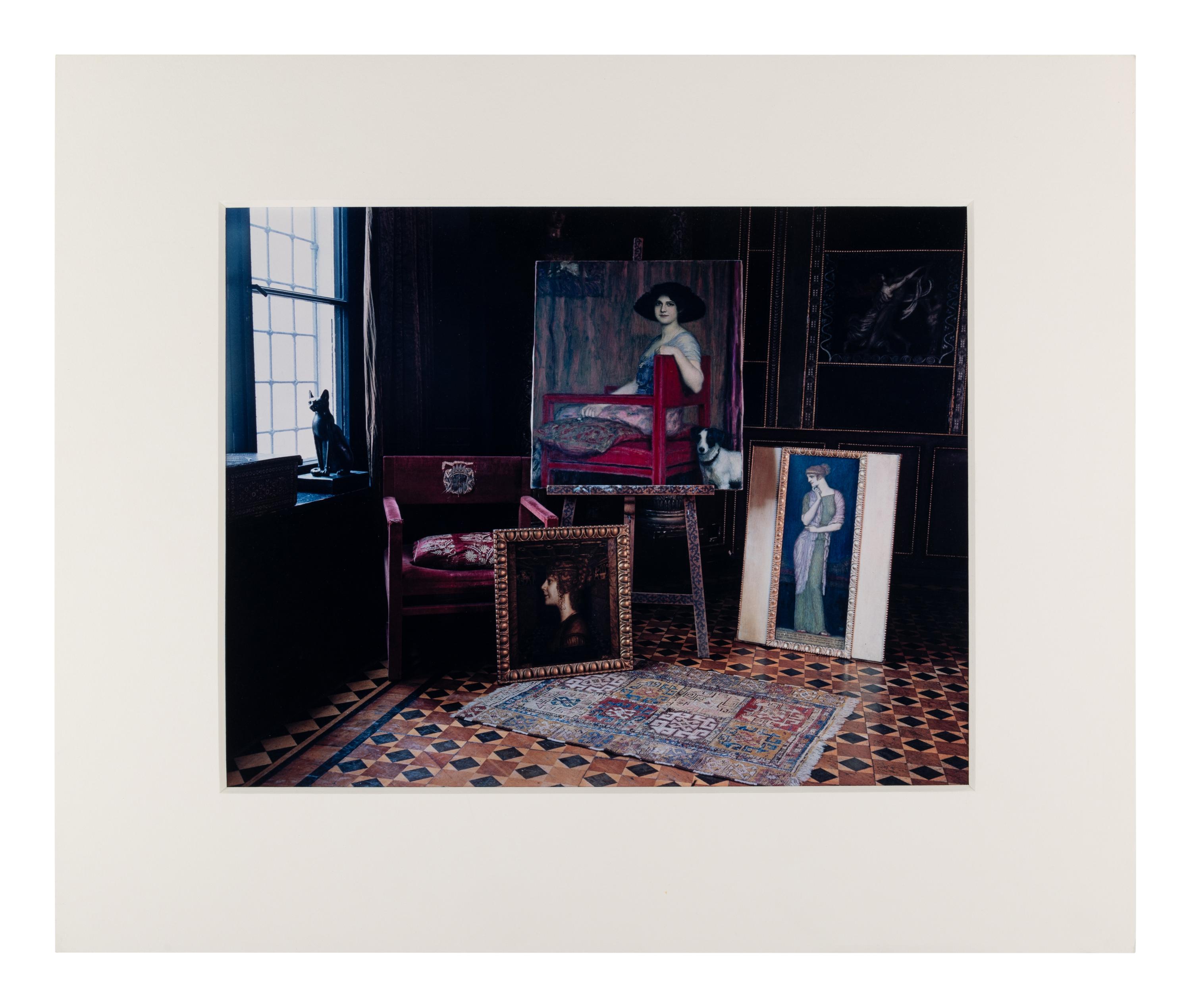 Evelyn Hofer (1922-2009) 260, Villa Stuck, Munich, 1984 ; and Maison Solvay Bruxelles, 1985