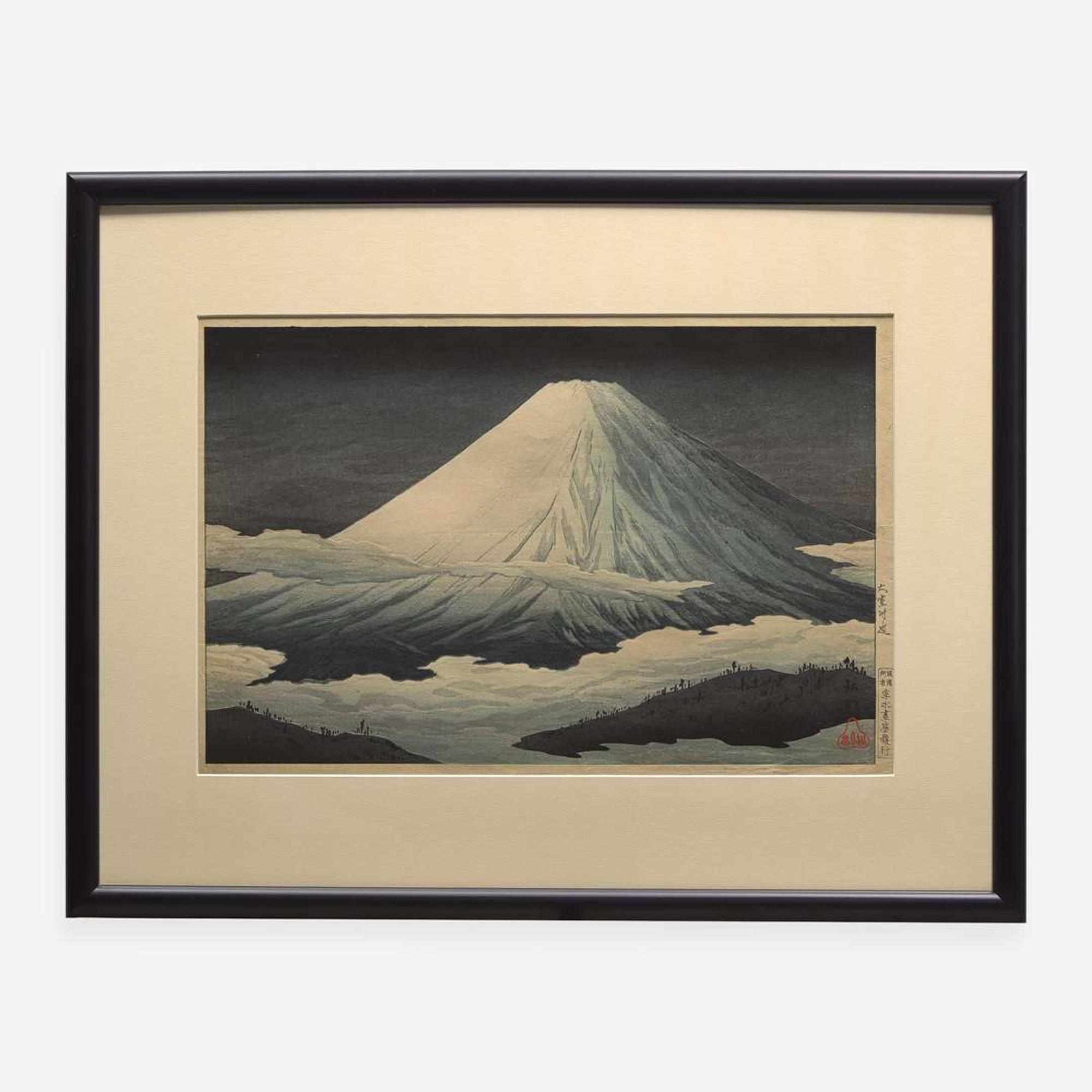 Hiraoki "Shotei" Takahashi 高橋松亭 浮世绘四幅 (Japanese b.1871-d.1945)