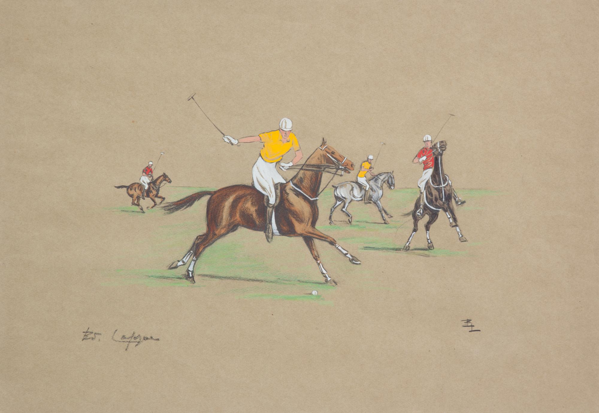 American School, (20th Century), Polo Players