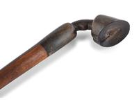 A Cane with Hoof-Form Horn Handle