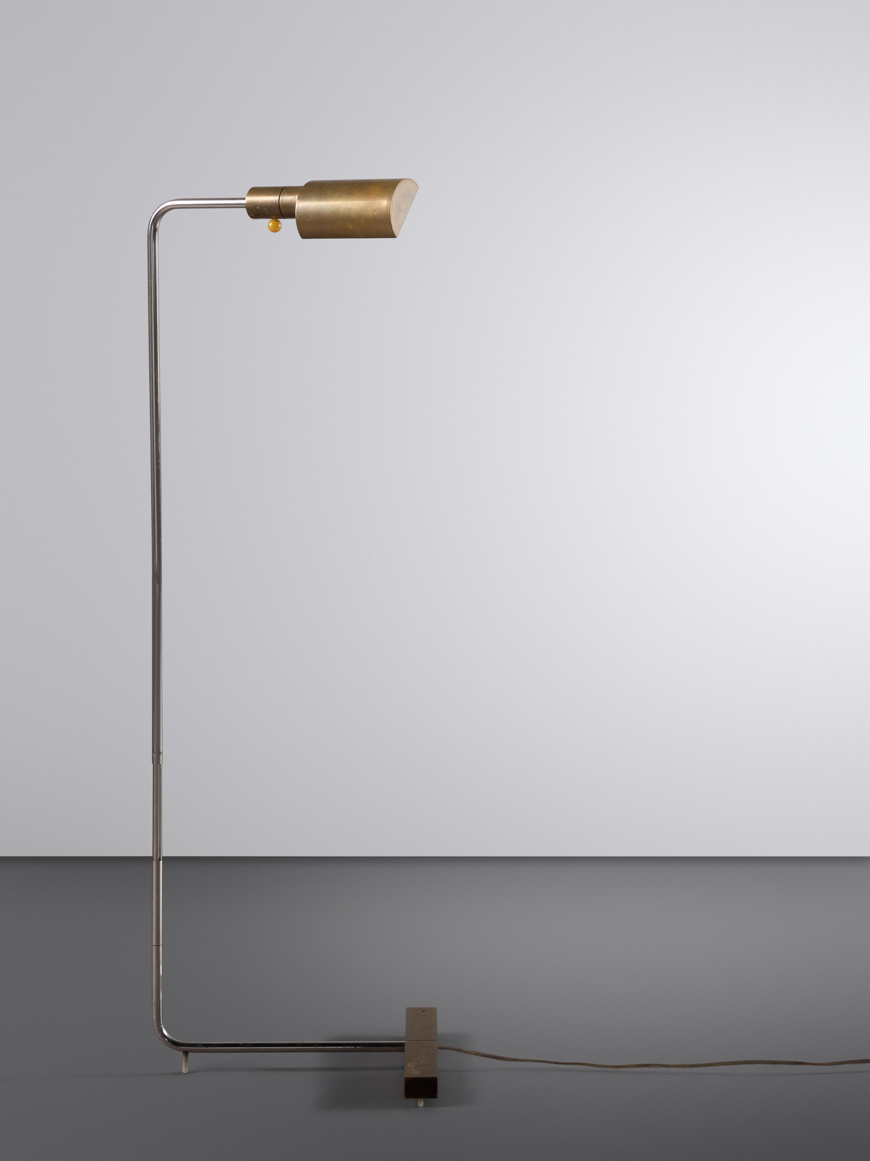 Floor Lamp, model 1U TR Cedric Hartman Studios, USA