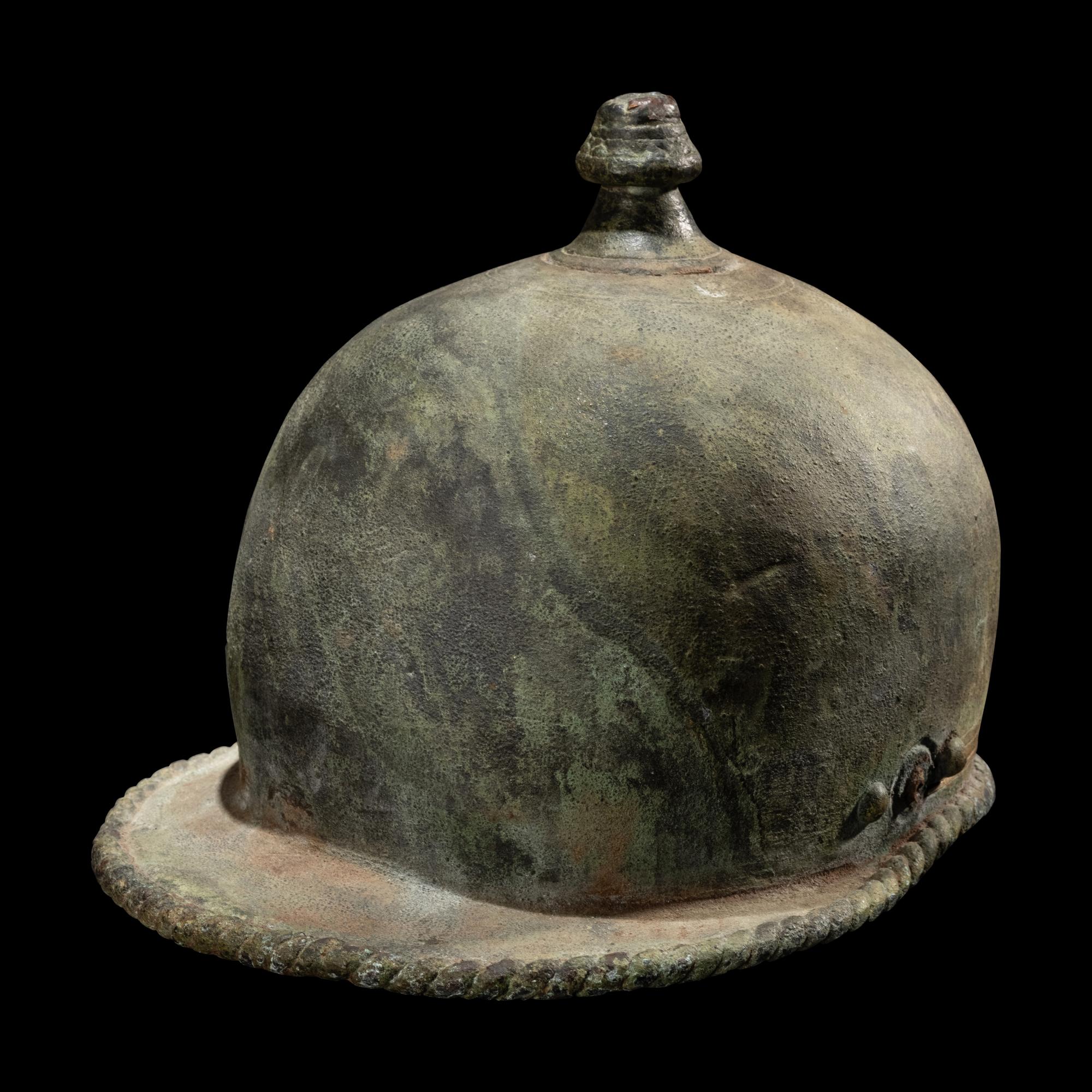 A Roman Bronze Montefortino Helmet