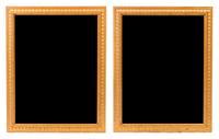 A Pair of Giltwood Mirrors Height 33 x width 26 inches. — 20TH CENTURY