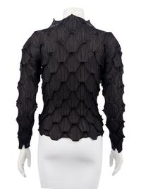 Issey Miyake Black Pleated Top, 1997