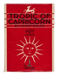MILLER, Henry (1891-1980). Tropic of Cancer. New York: Grove Press, 1961.