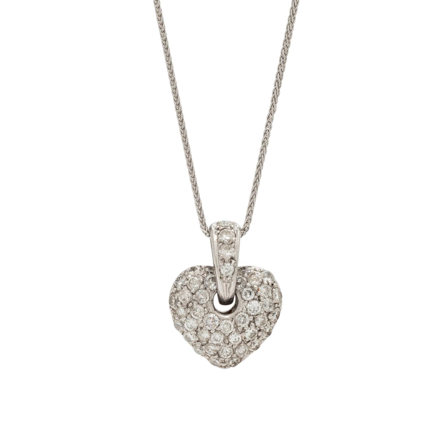 DIAMOND HEART PENDANT/NECKLACE