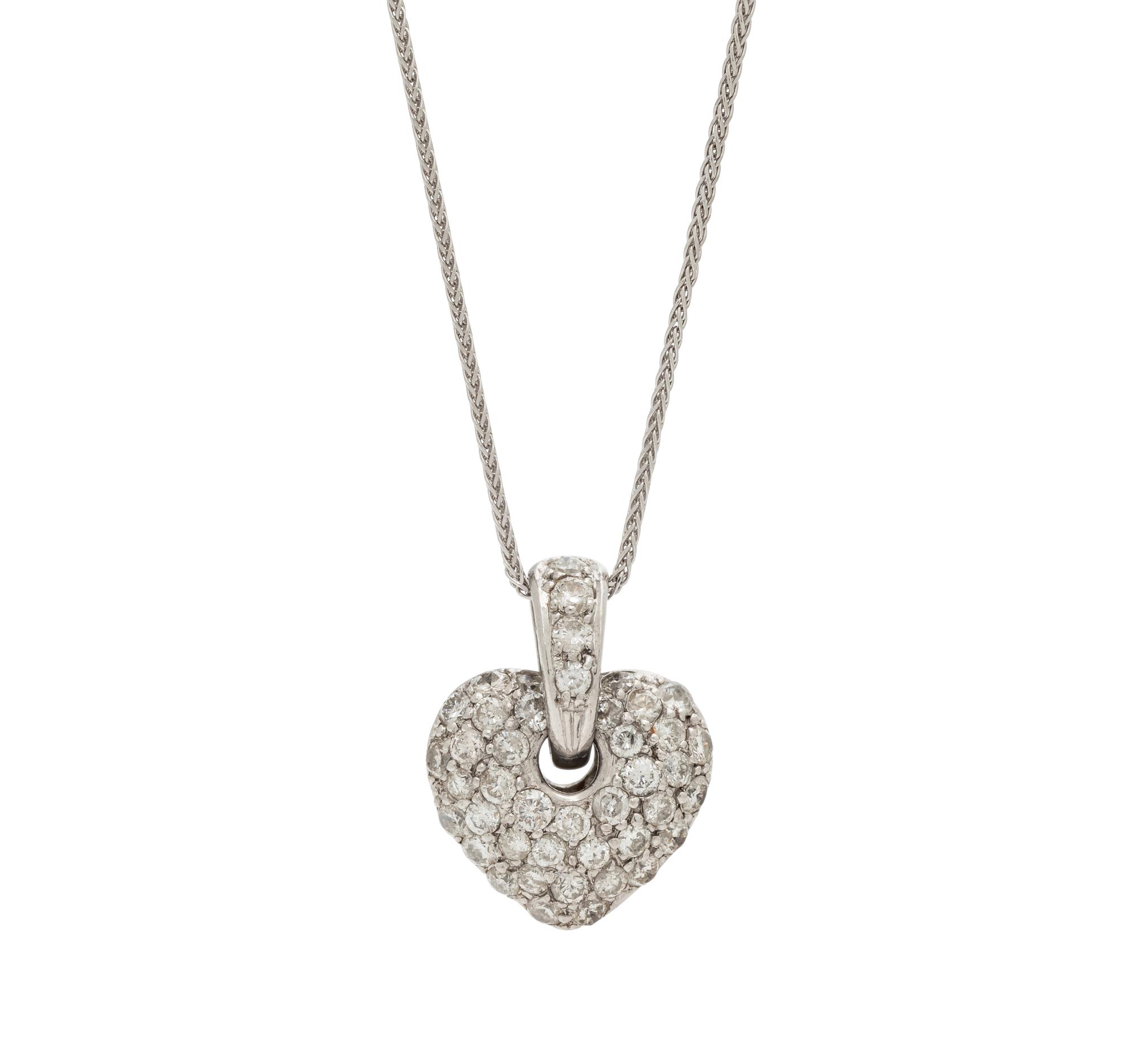DIAMOND HEART PENDANT/NECKLACE
