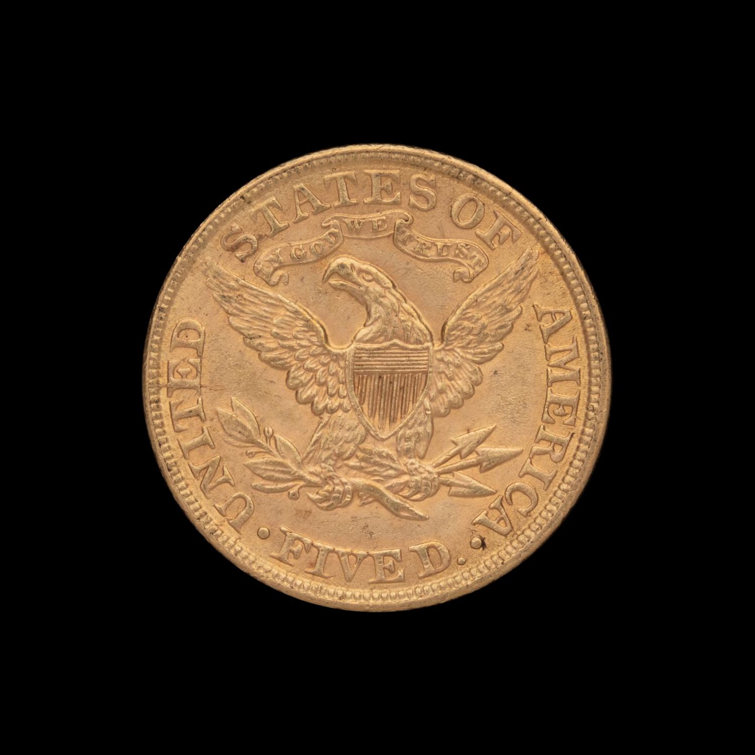 A 1900 Liberty Head $5 Gold Coin