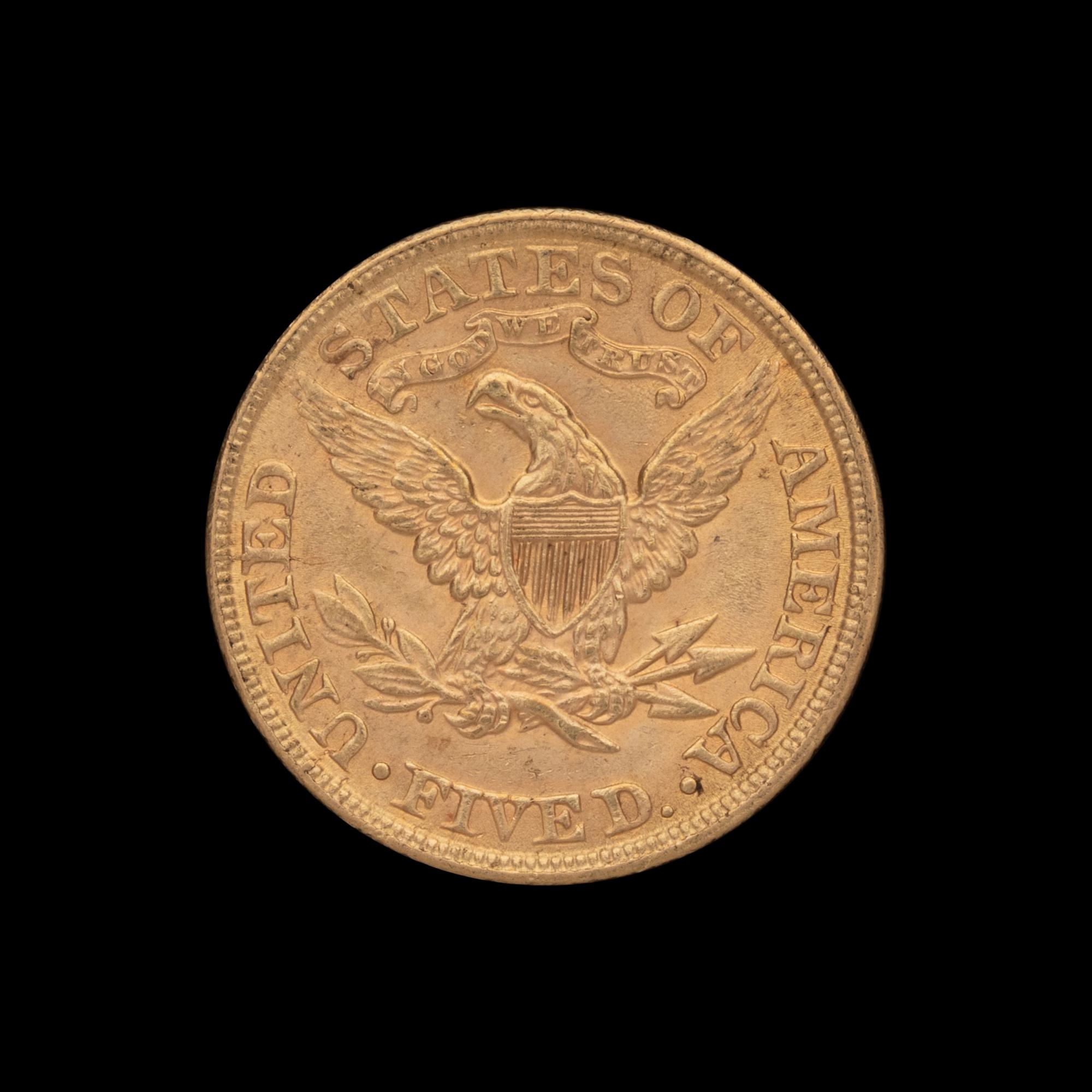 A 1900 Liberty Head $5 Gold Coin
