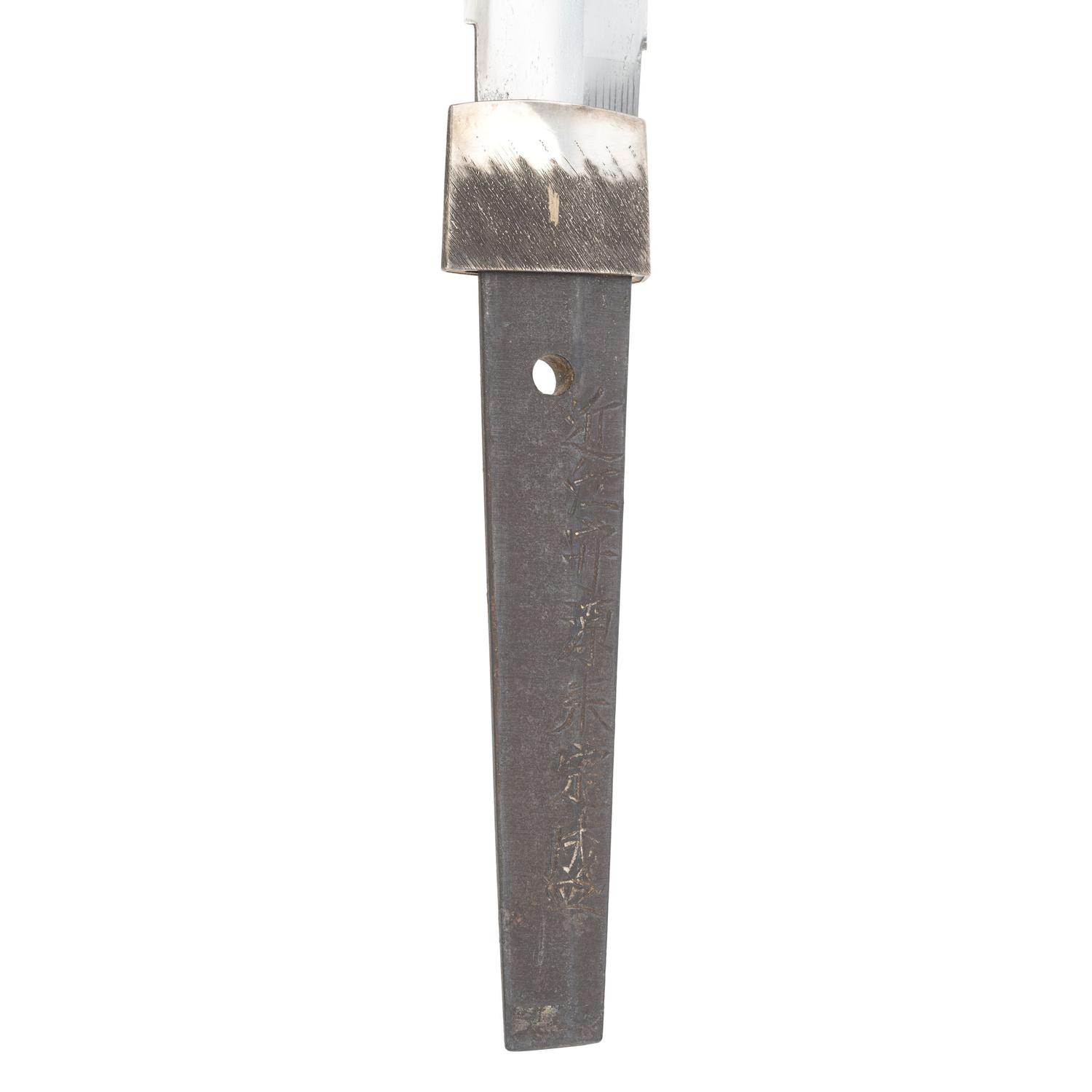 Signed Edo-Period Japanese Wakizashi in Shirasaya with NTHK Origami