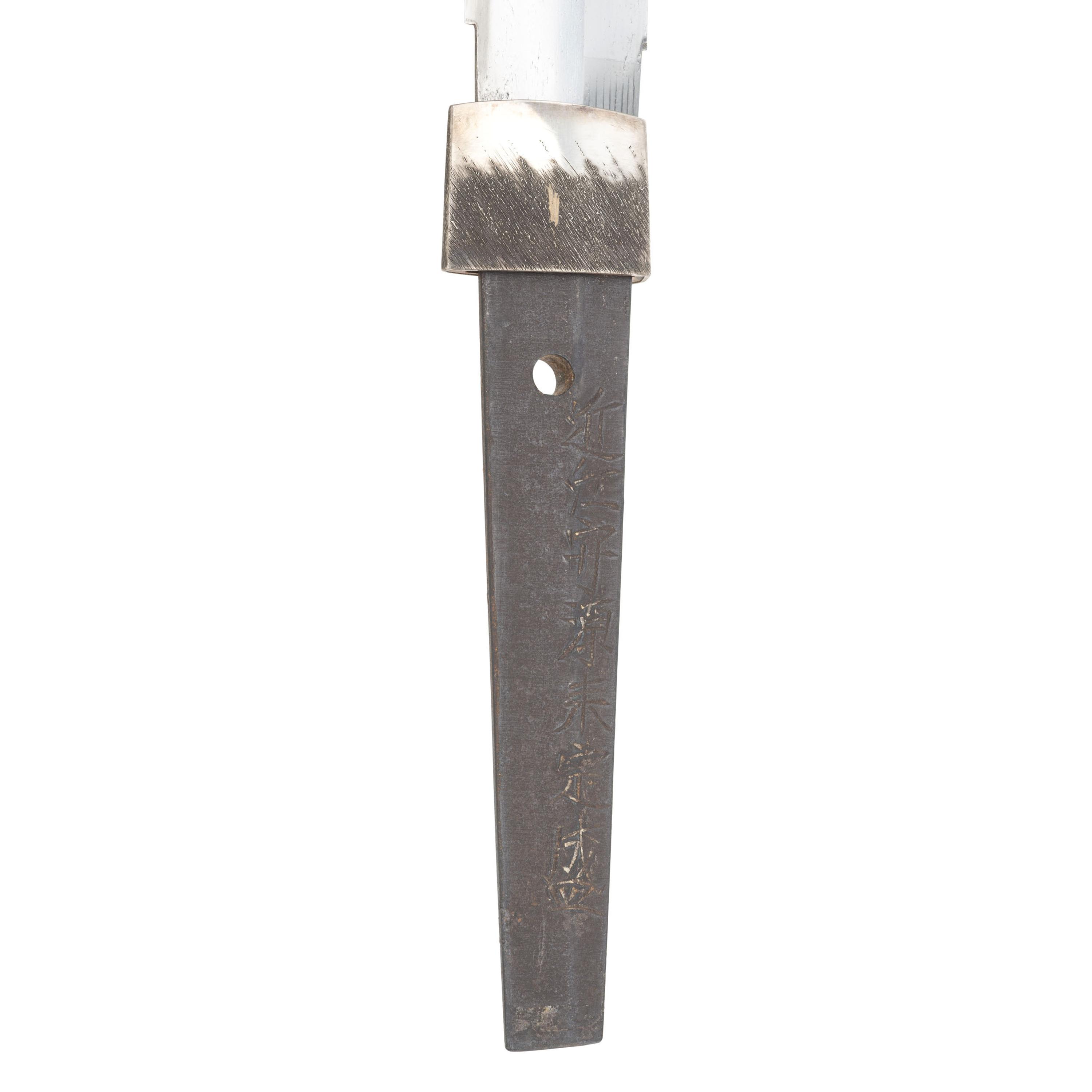 Signed Edo-Period Japanese Wakizashi in Shirasaya with NTHK Origami
