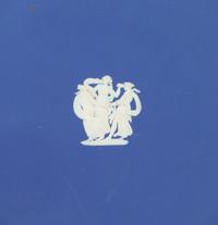 An Assemblage of Four Wedgwood Royal Blue Jasperware Wares