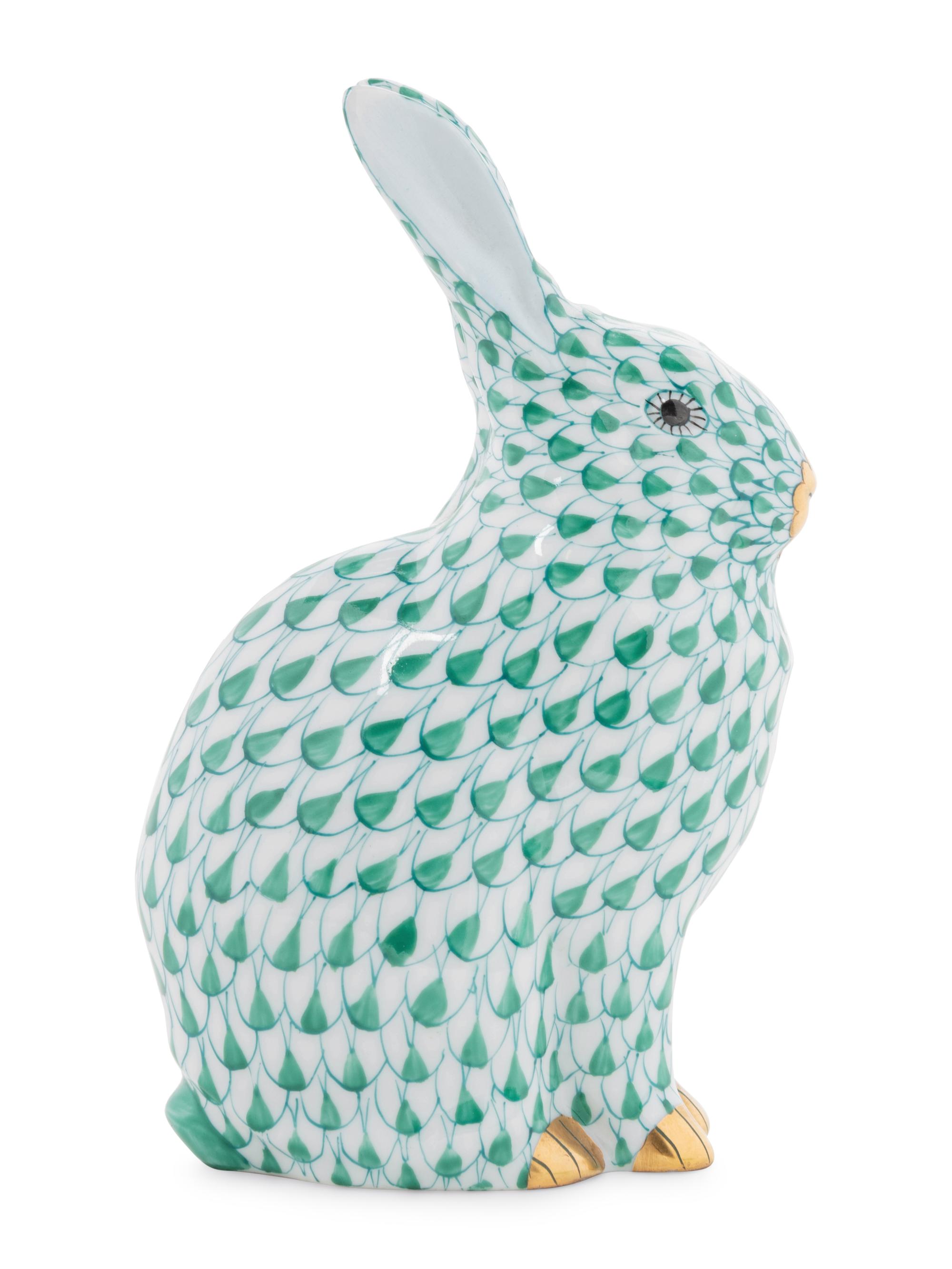 A Herend Porcelain Rabbit