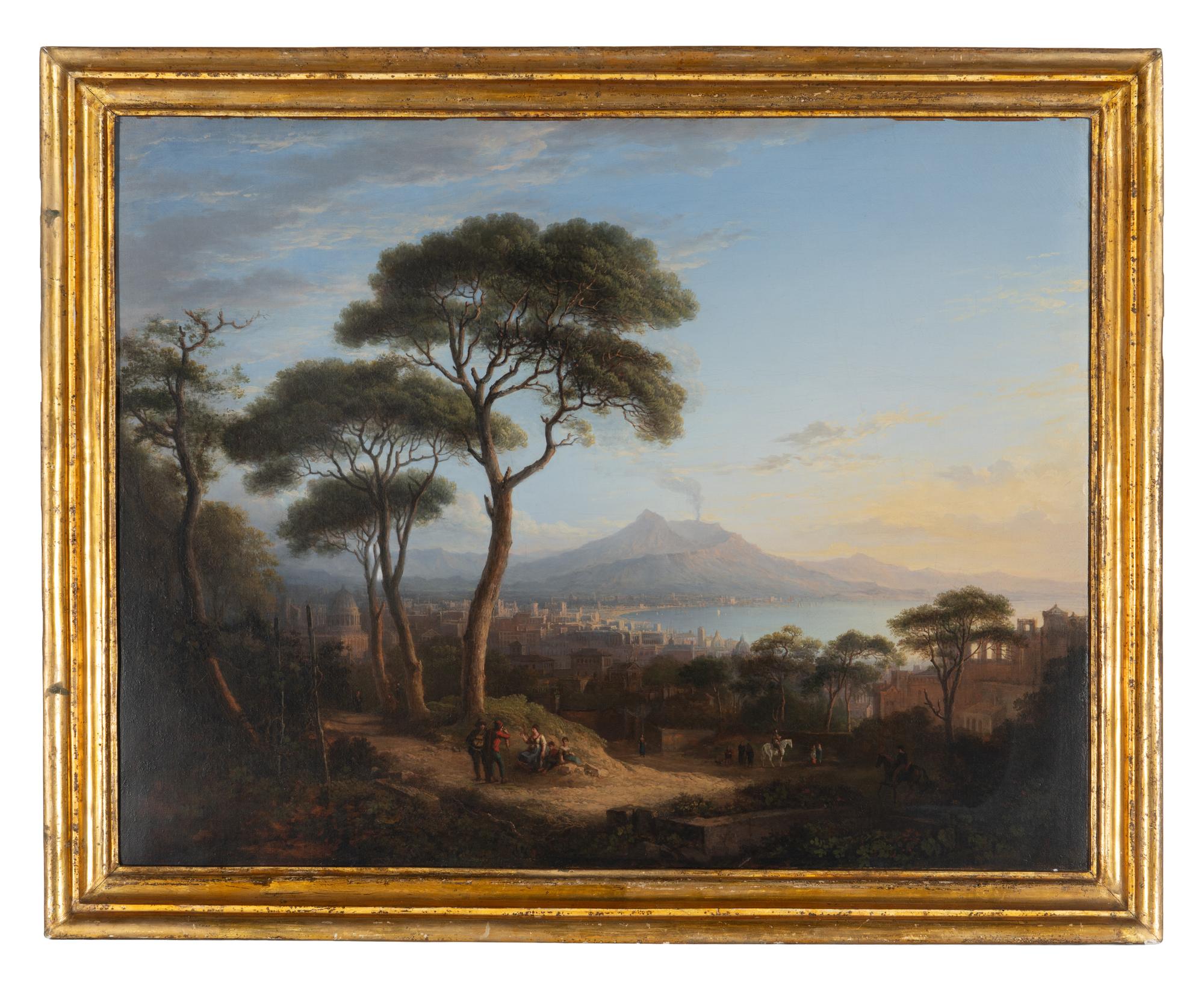 Veduta di Napoli da Posillipo and Veduta della costa Sorrentina (two works)