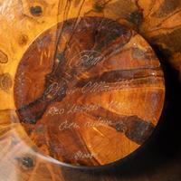 Red Leopard Maple vessel, 1990